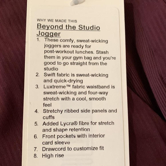Lululemon Beyond The Studio Jogger - Picture 8 of 8